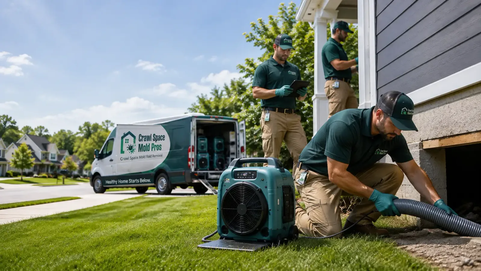 Crawl Space Mold Removal in Oran, IA